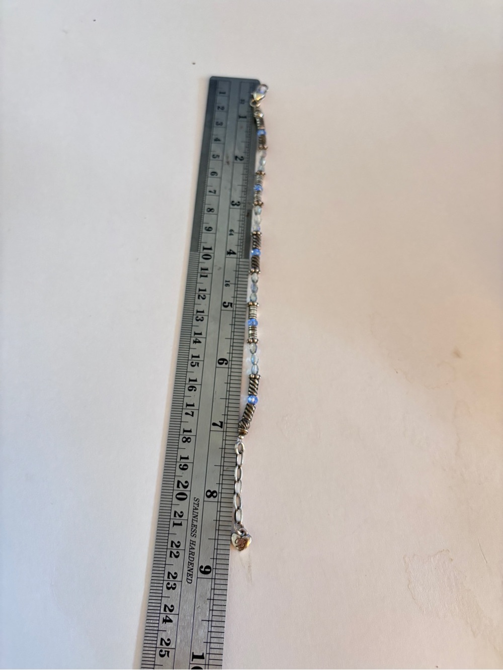 Brighton Silver-Tone Bracelet with Light Blue and Cobalt Accents Halo Light - Picture 8 of 9